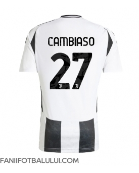 Juventus Andrea Cambiaso #27 Tricou Fotbal Replică 2024-25 Barbati Acasa